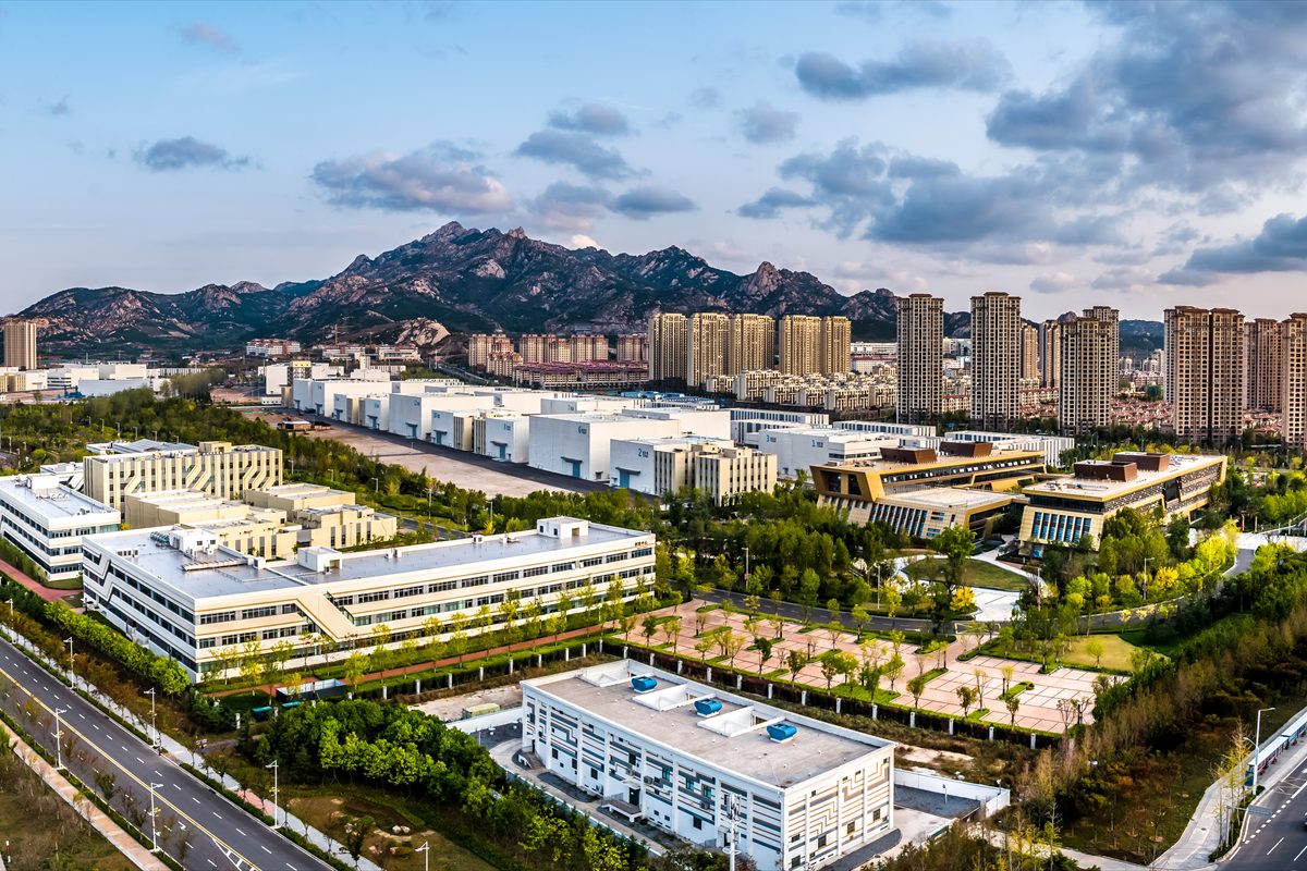青岛东方影都影视产业园全景
